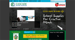 Desktop Screenshot of cascadeschoolsupplies.com